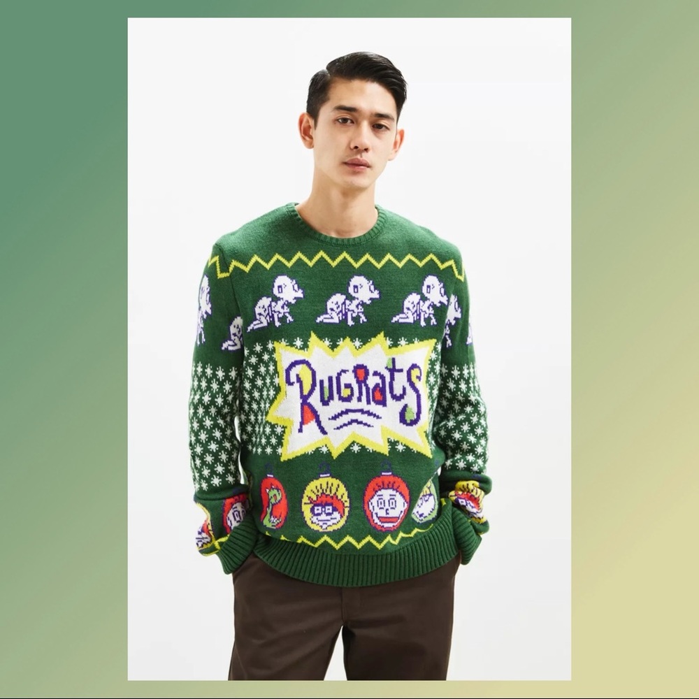 UO Nickelodeon Rugrats Christmas sweater